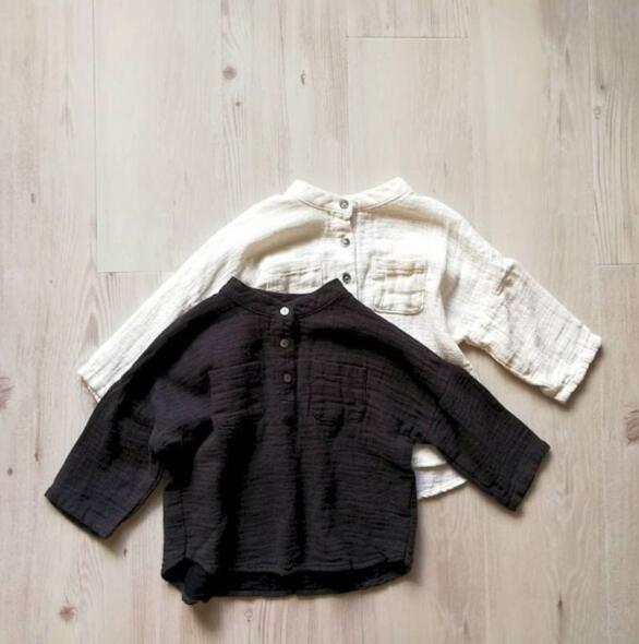 2025新作DB★子供服　トップス　シャツ★80cm〜110cm 2色