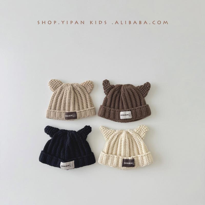 2025★秋冬新作★キッズ帽子★ハット★キャップ★44-48CM 4色