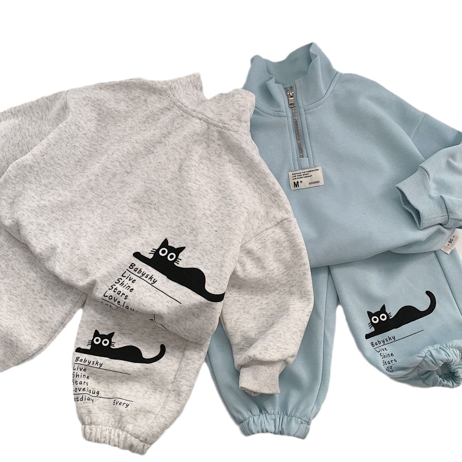 2025★春秋新作★韓国風ベビー服★トップス+ズボン★90cm〜140cm 2色