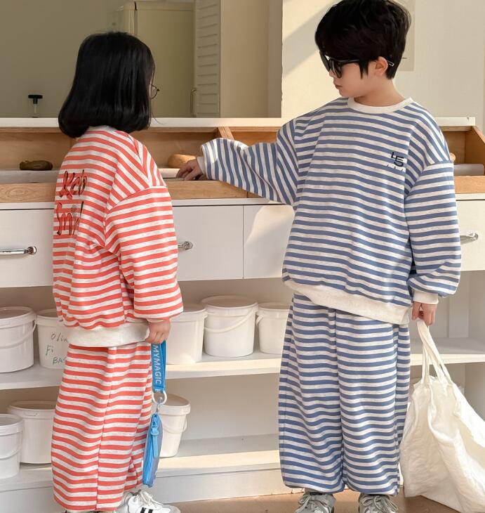 2025春新作MXM★子供服　セットアップ★90cm〜150cm 2色