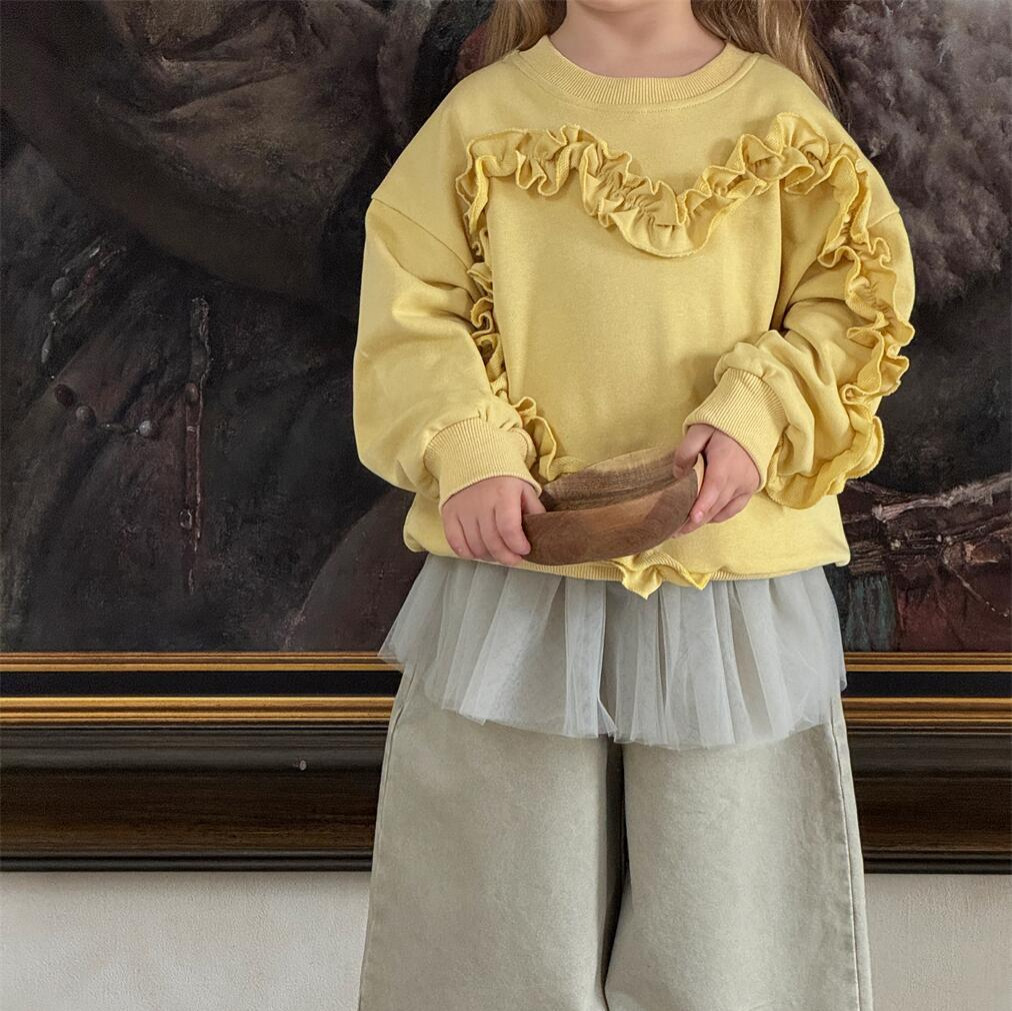 2025春新作J★子供服　トレーナー　トップス★90cm〜140cm 2色