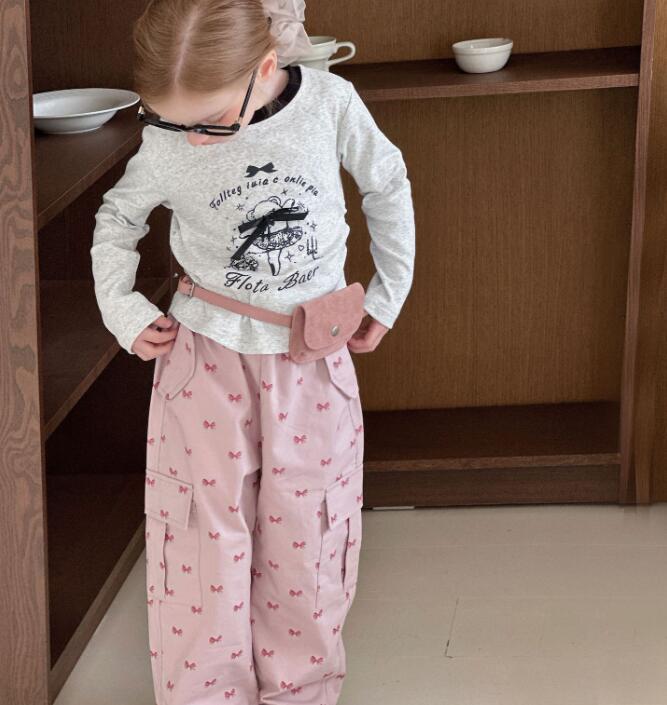 2025春新作HLL★子供服　トップス&ズボン分けて★90cm〜140cm