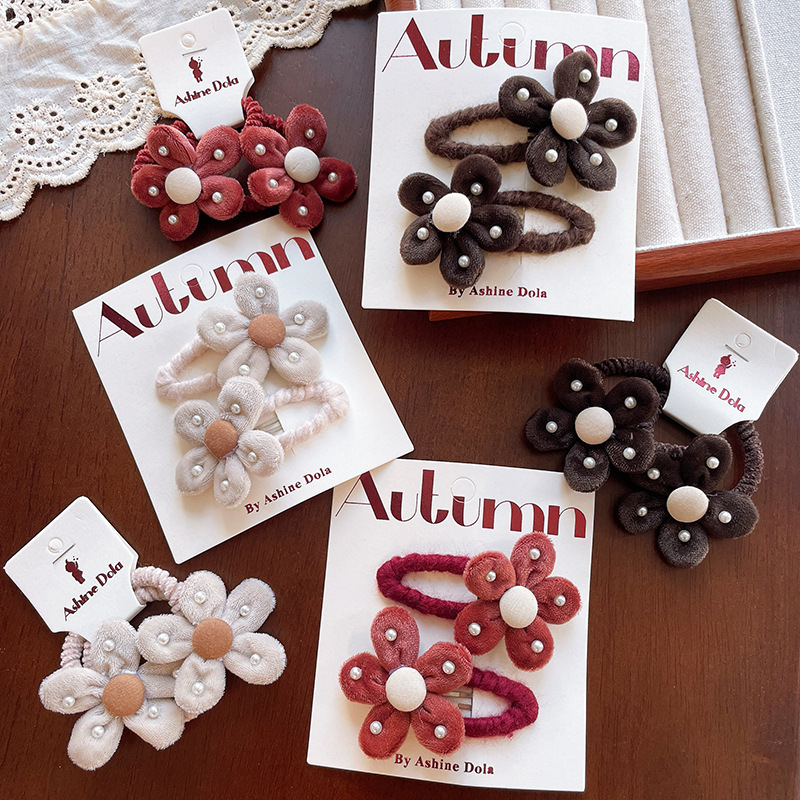 髪飾り★まとめ髪用★ヘアアクセサリー★子供用★ヘアピン★ヘアゴム★可愛い