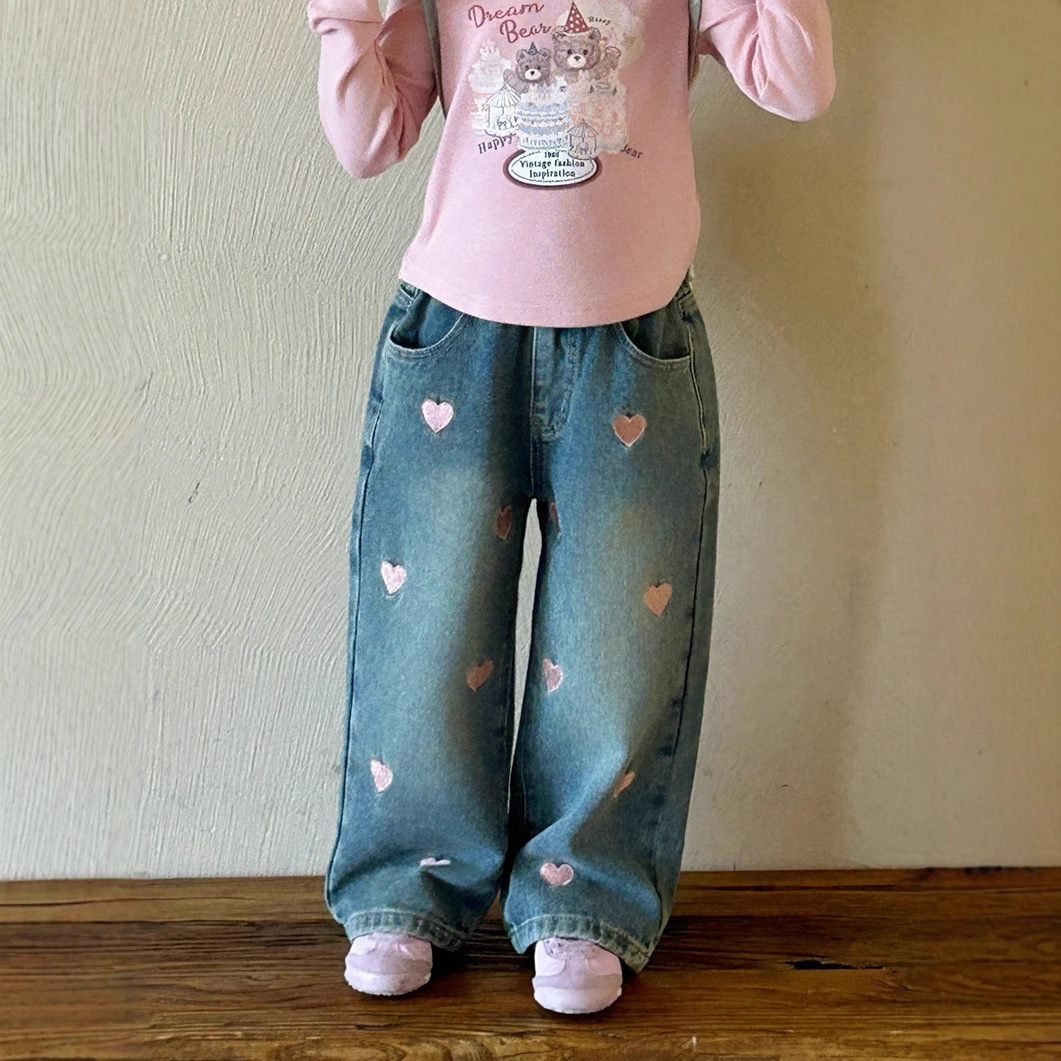 2025新入荷★子供服　デニムズボン★90cm〜140cm