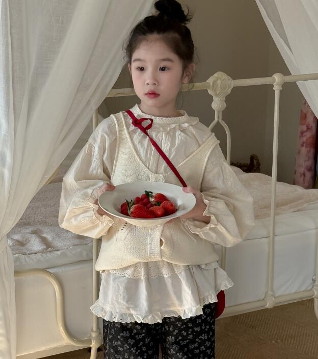 2025★春秋新作★韓国風ベビー服★トップス★ベスト★ズボン★90cm〜150cm 3色