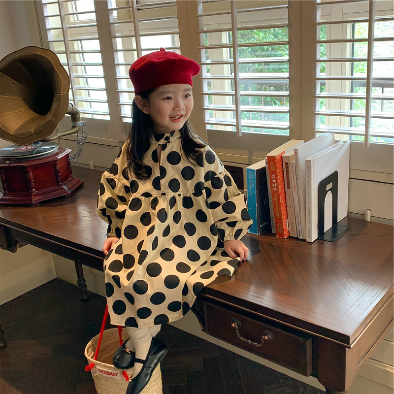 2025★春秋新作★韓国風子供服★ワンピース★7〜15