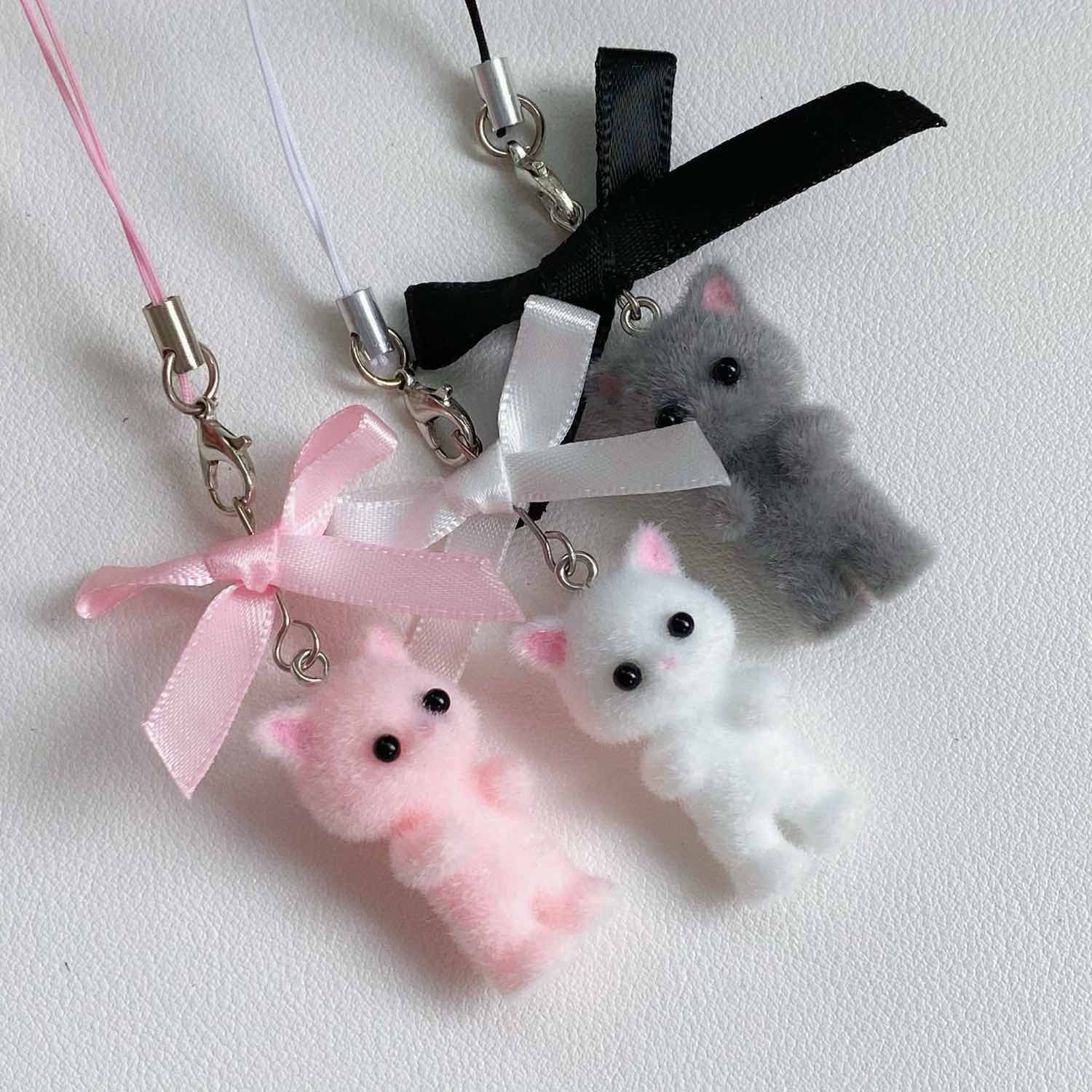 ★可愛いキーホルダー　装飾品★ぬいぐるみキーチェーン★3色