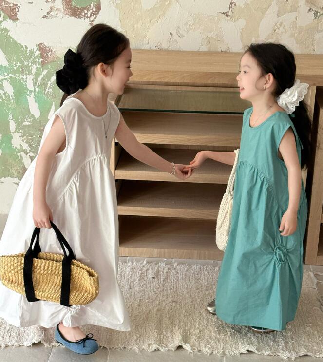 2025新品Y★子供服　ワンピース★90cm〜150cm 2色