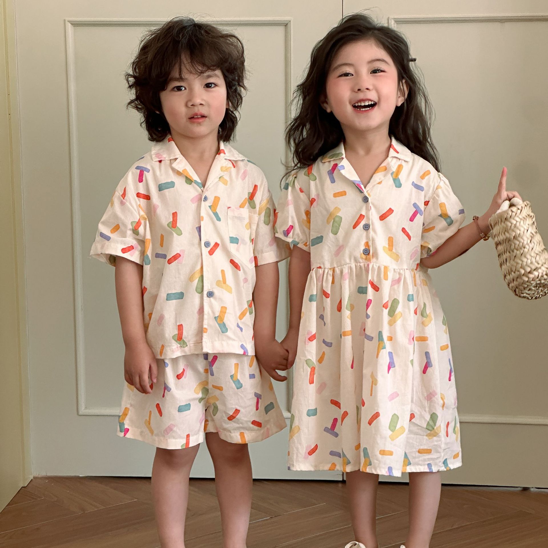 「2025」子供服★セットアップ★ワンピース★キッズ★韓国風子供服★2色80cm〜150cm