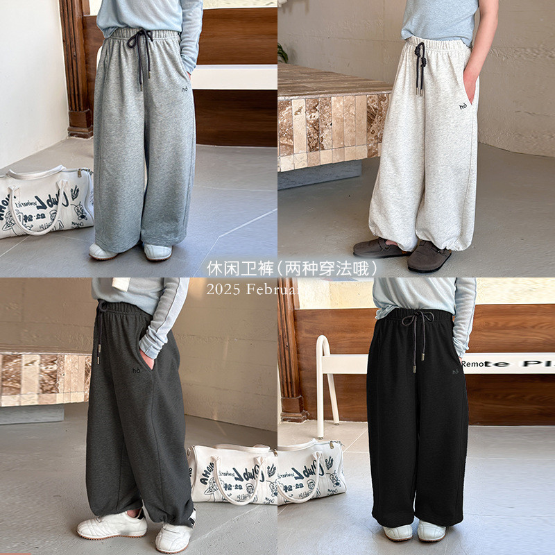 2025新入荷A★子供服　ズボン★90cm〜170cm 4色