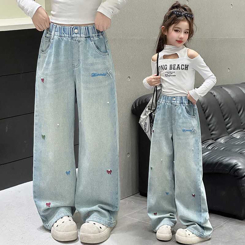 「2025」子供服★ズボン★ボトムス★ジーンズ★韓国風子供服★120cm〜170cm
