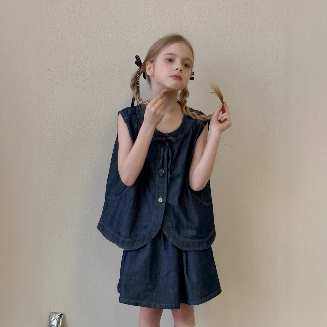 2025新品MK★子供服　ベスト+スカート　セットアップ★90cm〜150cm