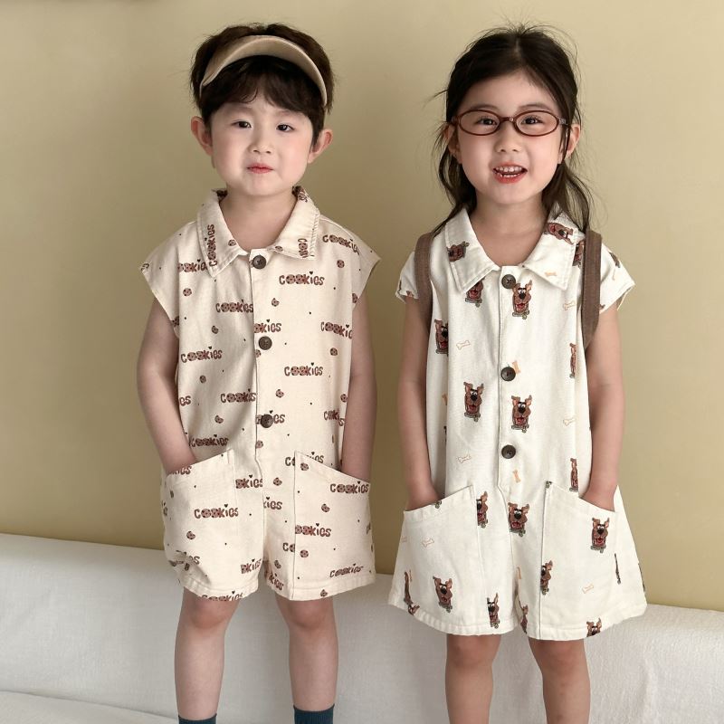 2025新品★子供服　連体服★80cm〜150cm 2色