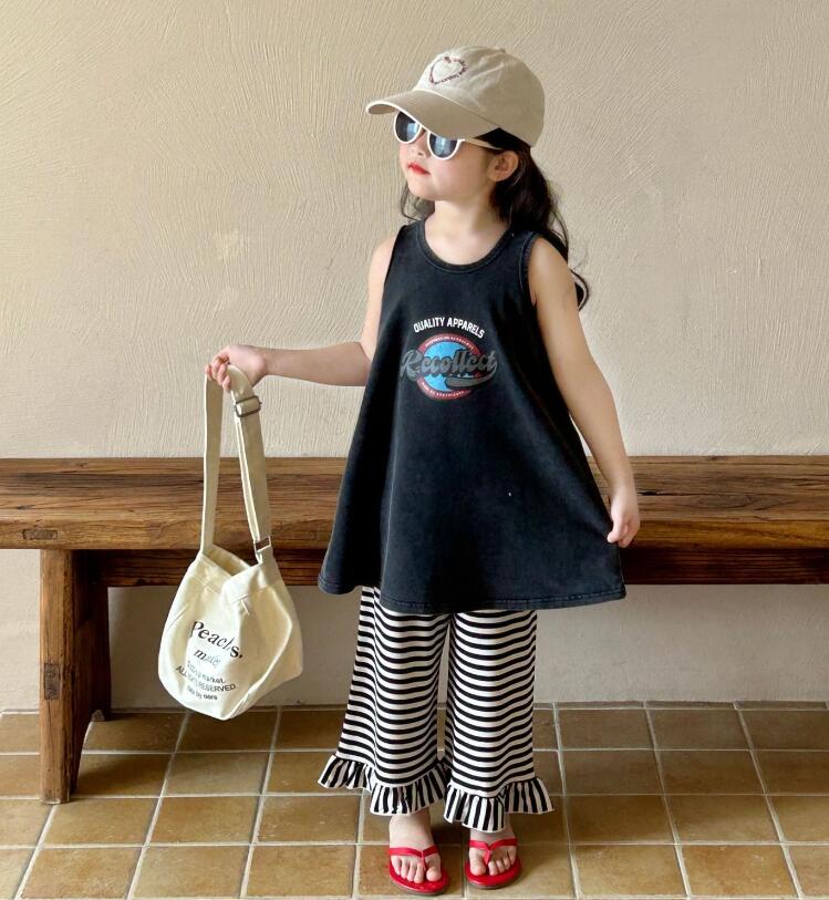 2025夏新作★子供服　ワンピース&ズボン分けて★90cm〜140cm