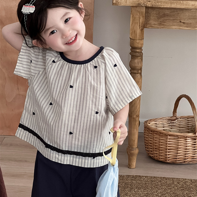 2025夏新入荷XF★子供服　トップス★80cm〜130cm