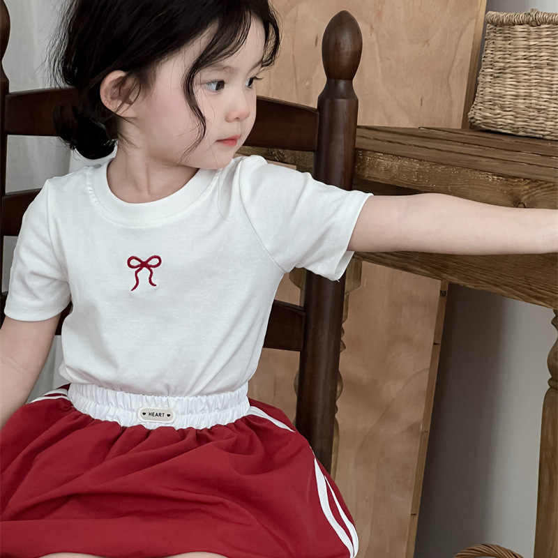 2025夏新入荷XF★子供服　トップス★80cm〜130cm 2色
