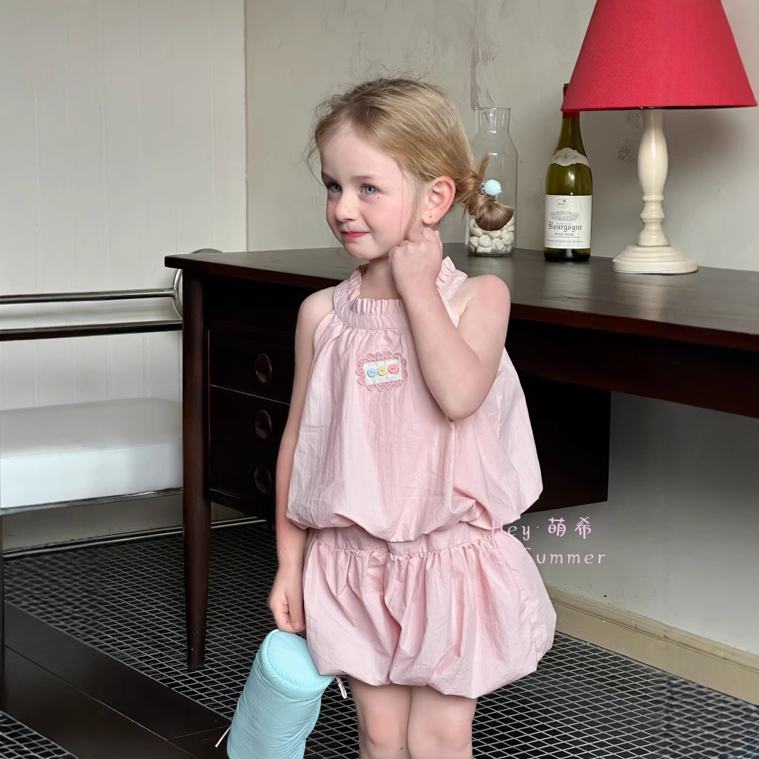 「2025」子供服★トップス+ショートパンツ★セットアップ★韓国風子供服★2色90cm〜130cm