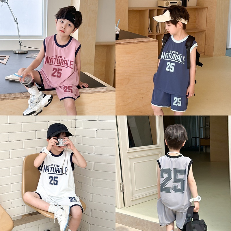 2025★夏新作★韓国風ベビー服★トップス+ズボン★90cm〜160cm 4色