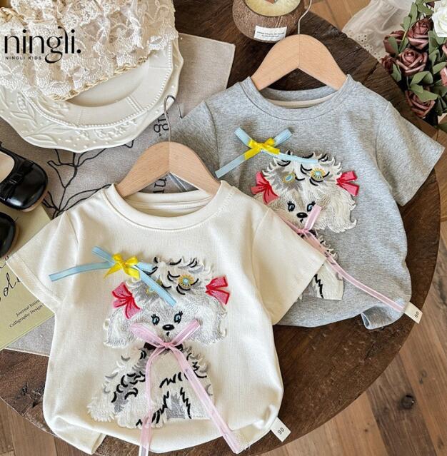 「2025」子供服★トップス★Tシャツ★半袖★韓国風子供服★2色90cm〜140cm