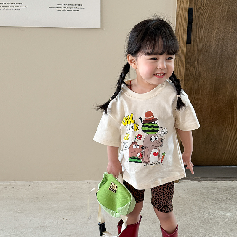 2025★夏新作★韓国風ベビー服★トップス★ズボン★73CM〜120cm 2色