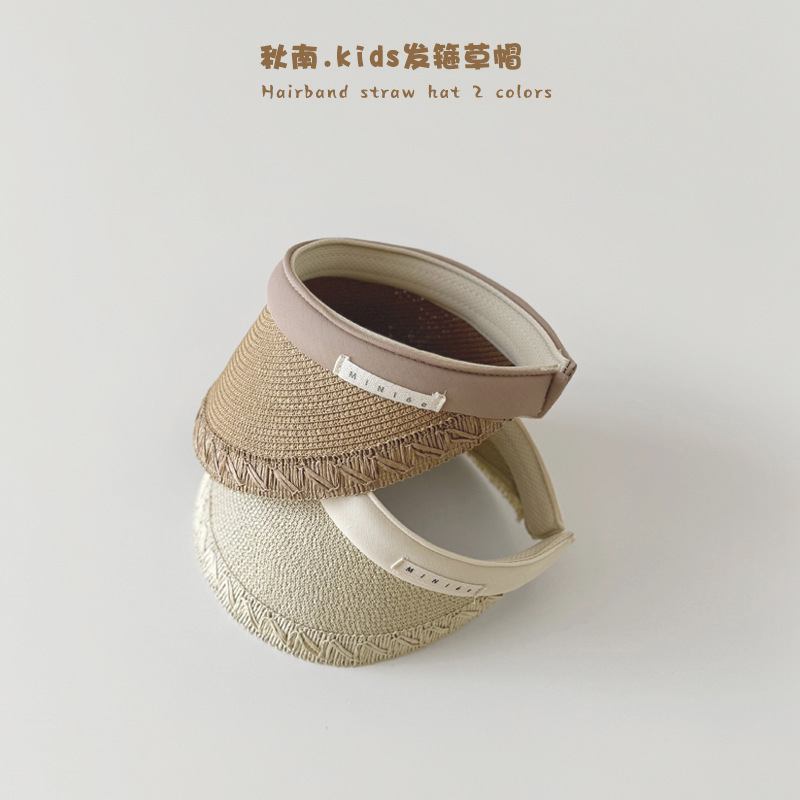 2025年新品★子供用★帽子　麦わら帽子★ 2色