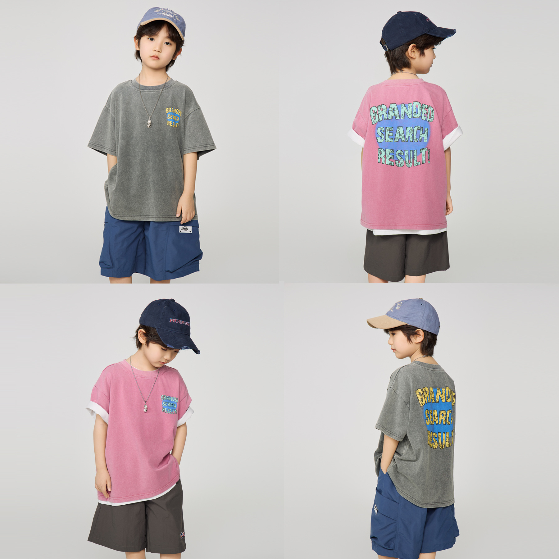 2025★夏新作★韓国風子供服★トップス★100cm〜160cm 2色
