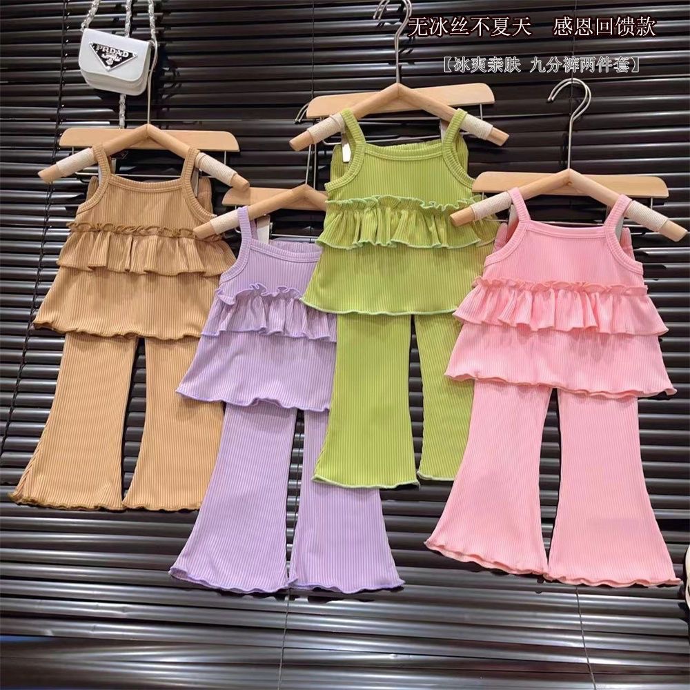 2025★夏新作★韓国風ベビー服★トップス+ズボン★90cm〜140cm 4色