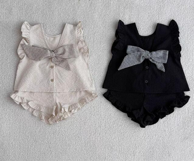 2025新品★子供服　セットアップ★73CM〜100cm 2色