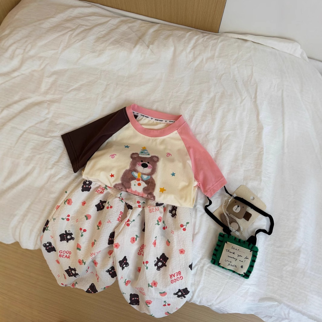 2025新作★子供服　トップス&ズボン分けて★80cm〜130cm 2色