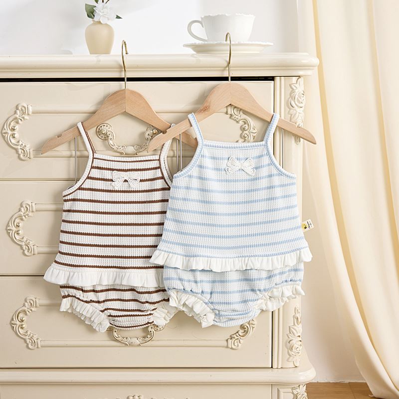 2025新品★子供服　セットアップ★66cm〜100cm 2色