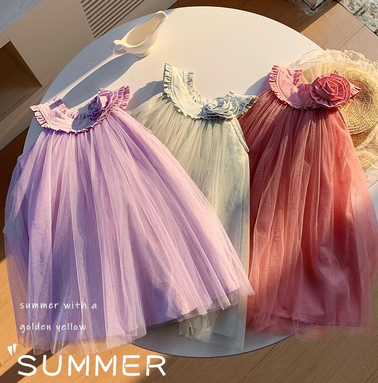 「2025」子供服★ワンピース★ドレス★韓国風子供服★3色80cm〜130cm
