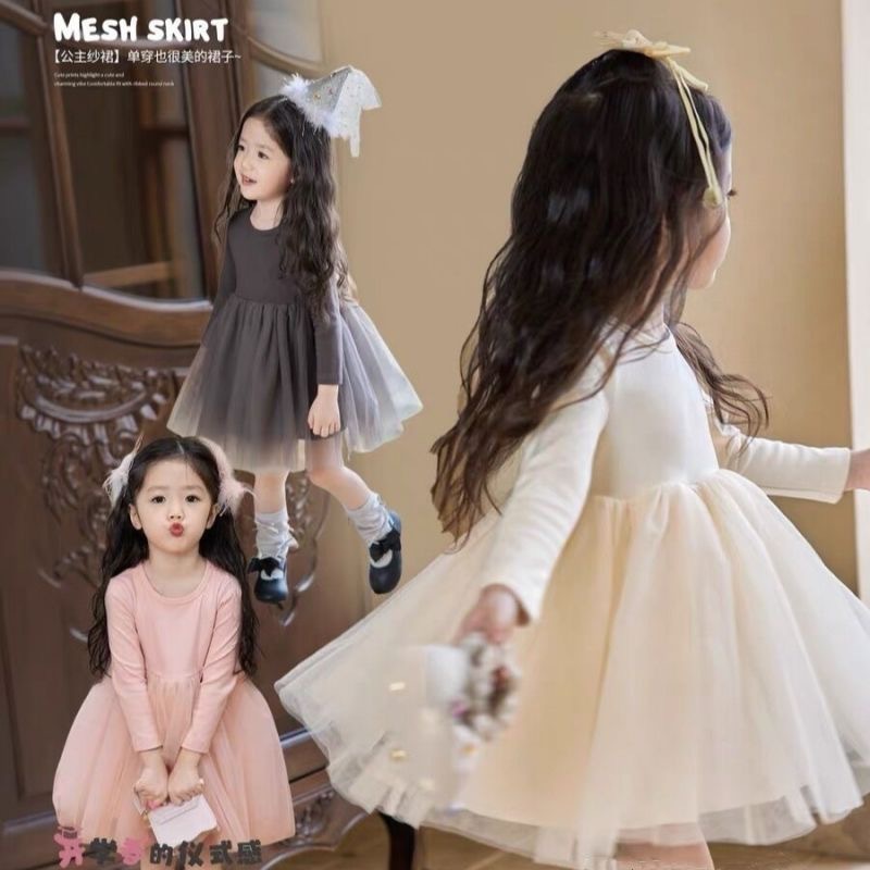 「2025」子供服★ワンピース★長袖★韓国風子供服★2色90cm〜140cm