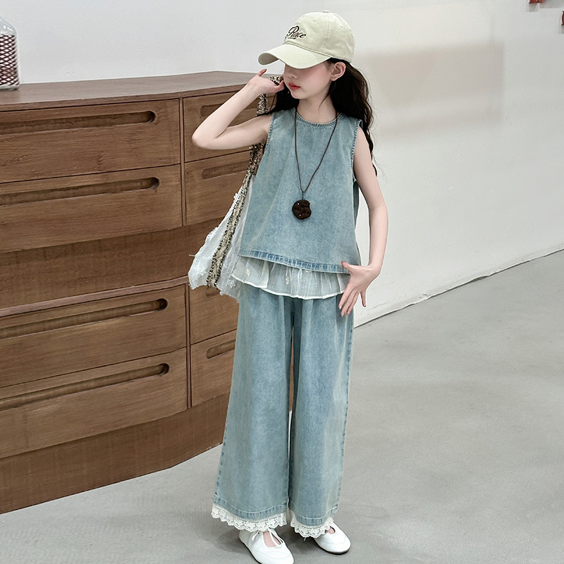 2025★夏新作★韓国風ベビー服★トップス+ズボン★120cm〜170cm