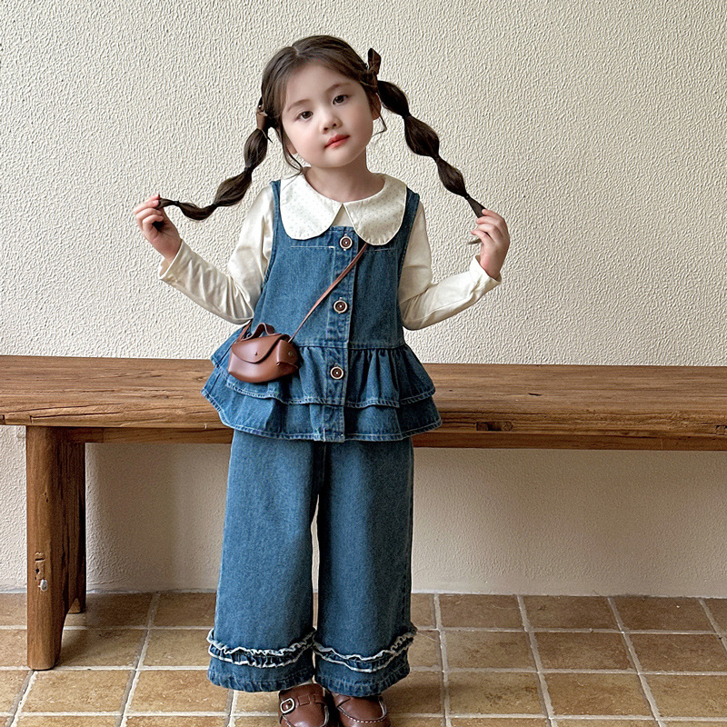 2025秋新品★子供服　トップス&デニムセット★80cm〜130cm