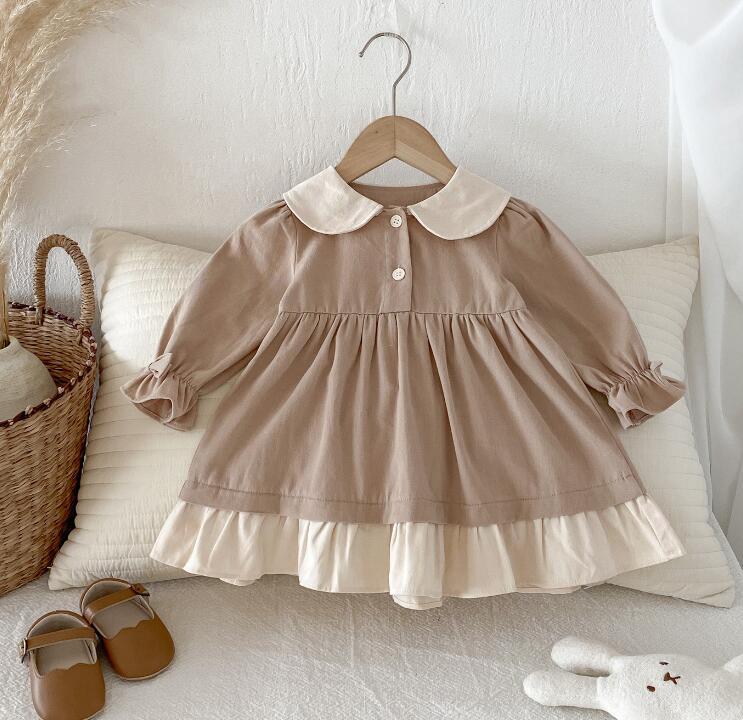 2025秋新品★子供服　ワンピース★73CM〜110cm