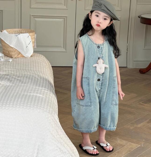 2025新品★子供服　サロペット★7/90-95cm〜17/130-140cm