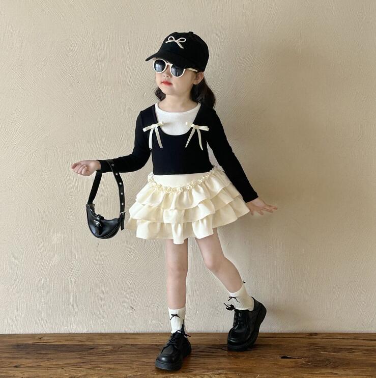 2025秋新作★子供服　トップス&スカート分けて★90cm〜140cm