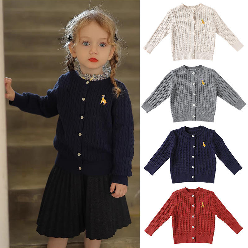 2025秋新品★子供服 　カーディガン★80cm〜120cm 4色