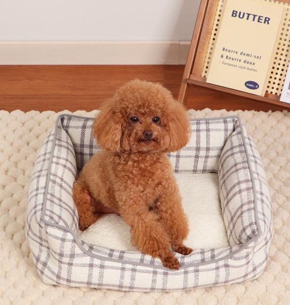 ★超人気 ★格子柄 小型犬用&猫用　ペット巣 ★ペット用品