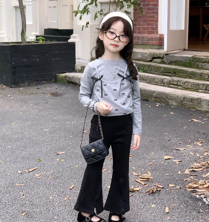 2025秋新作★子供服　トップス&ズボン分けて★90cm〜140cm 2色