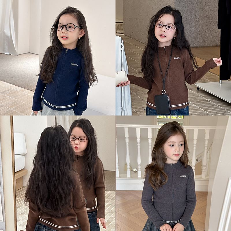 2025秋新品A★子供服 　カーディガン★90cm〜160cm 3色