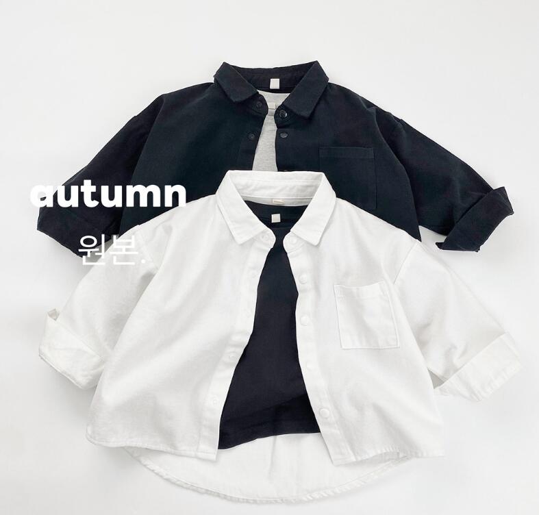 2025新品★子供服 　シャツコート★80cm〜130cm 2色