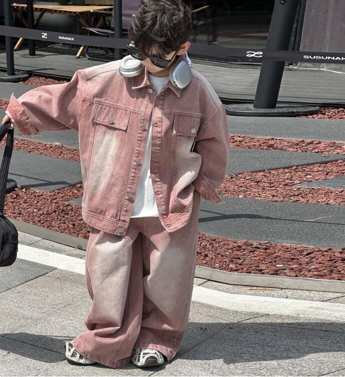 2025新品★子供服　コート+ズボン　セットアップ★100cm〜160cm