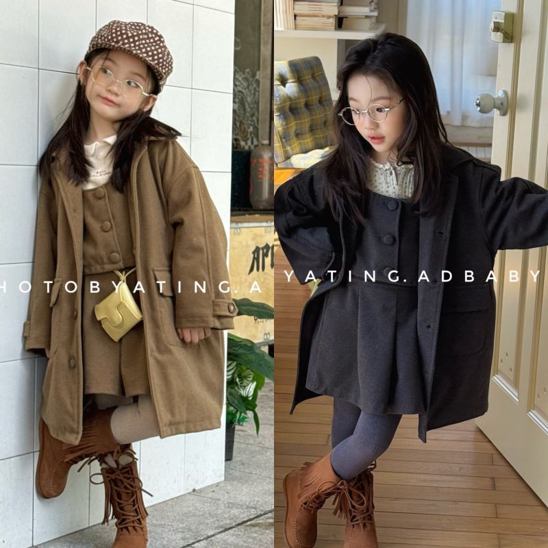 2025冬新品SJ★子供服 　コート★80cm〜130cm 2色