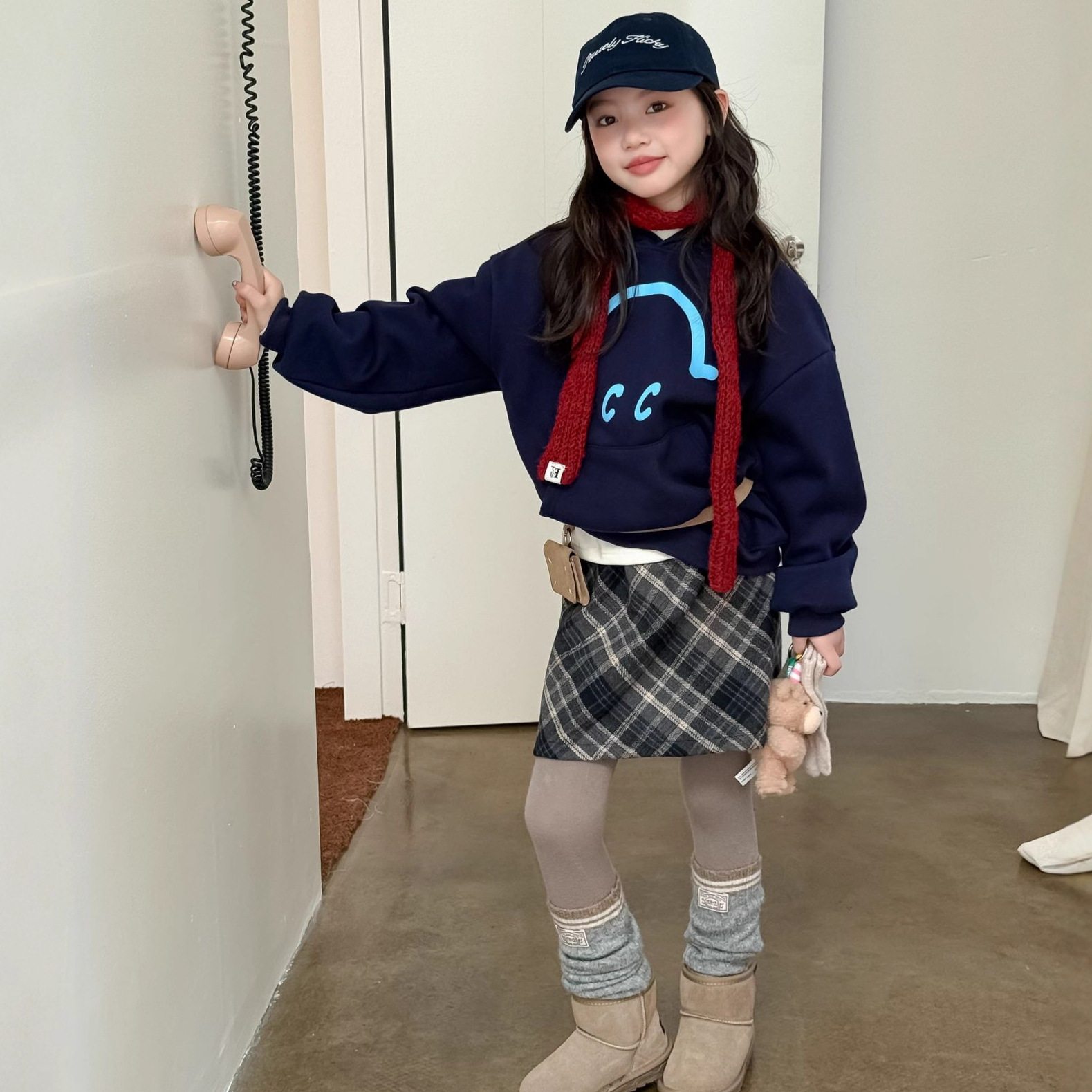 2025秋冬新品★子供服　裏起毛トレーナー&スカート分けて★100cm〜160cm