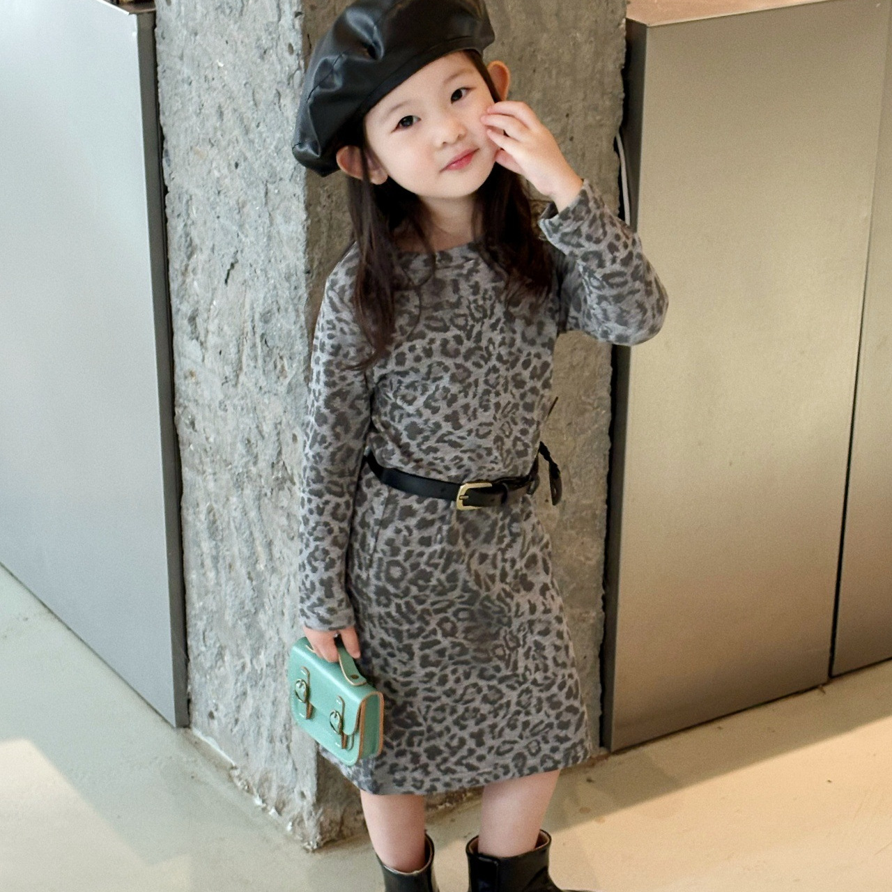 2025秋冬新★子供服　ワンピース(ベルト無し)★90cm〜140cm
