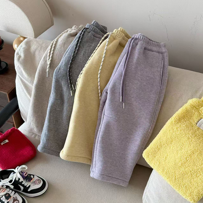 2025冬新入荷★子供服　ズボン　裏起毛★90〜160 4色