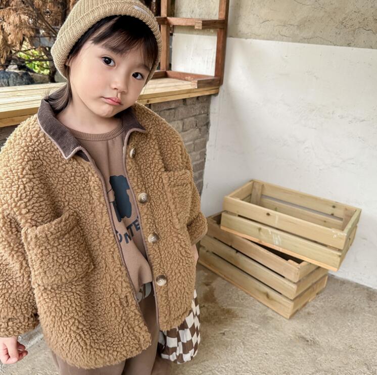 2025冬新品SJ★子供服 　コート★80cm〜130cm 2色