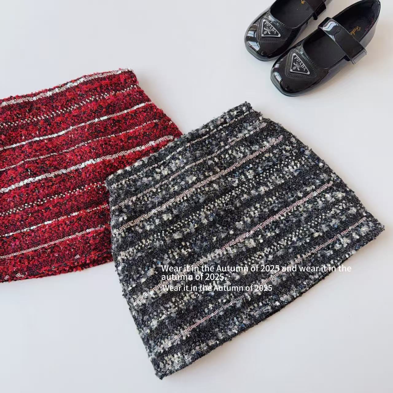 2025冬新品TQ★子供服　スカート★90cm〜150cm 2色