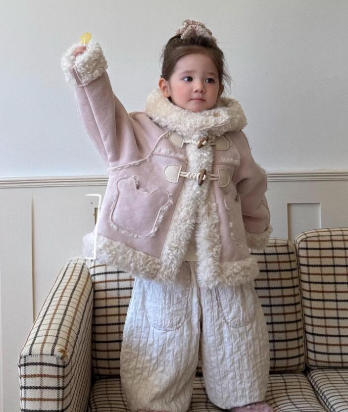 2025冬新品★子供服 　コート&ズボン分けて★80cm〜130cm